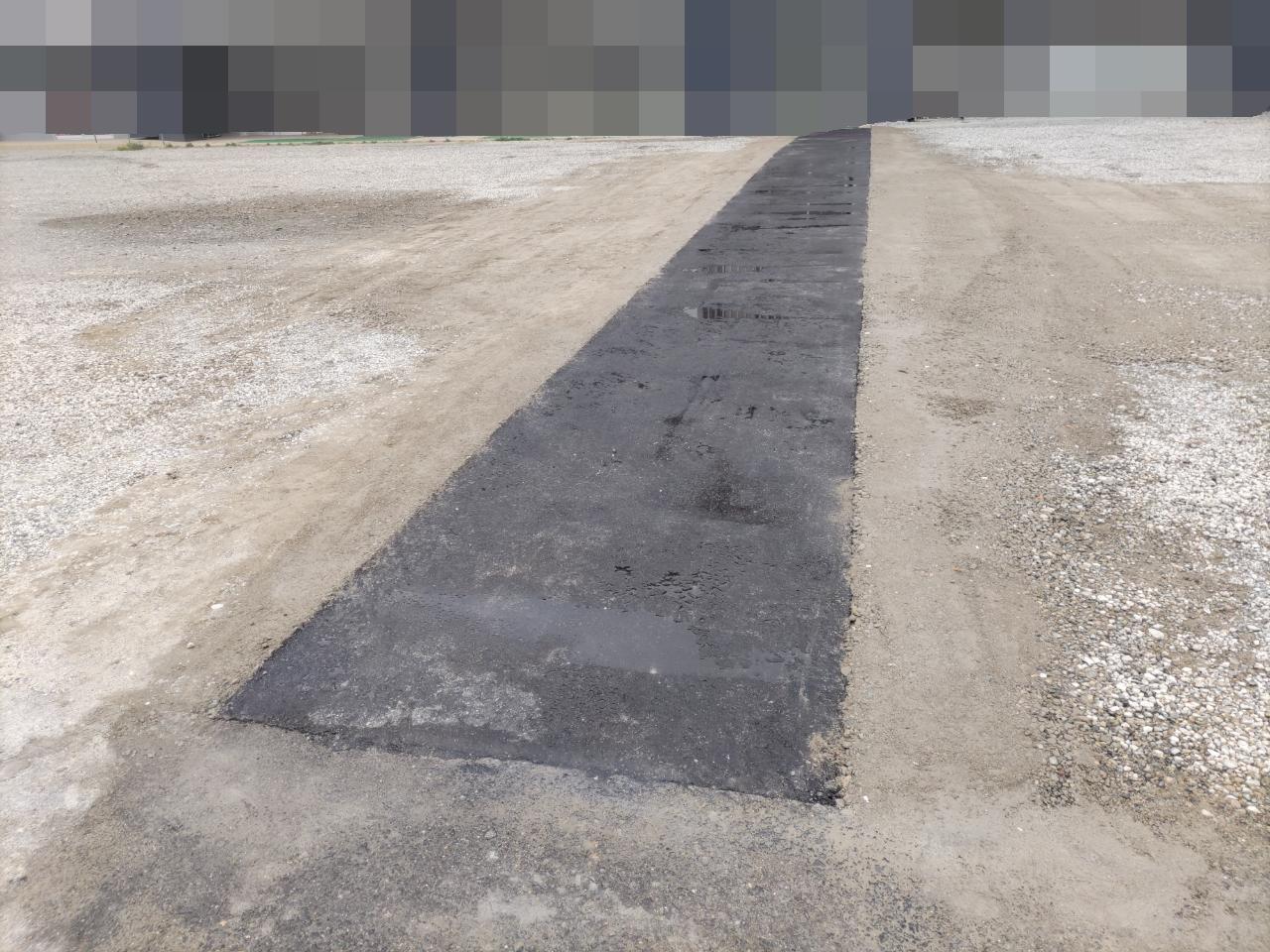 通路舗装工事