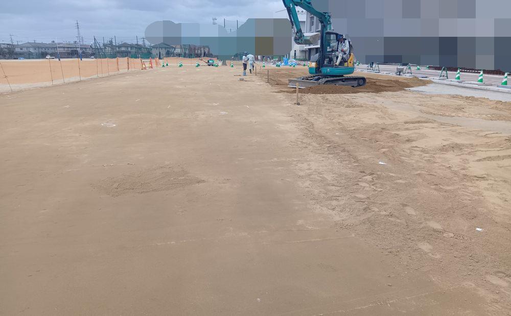 グラウンド工事